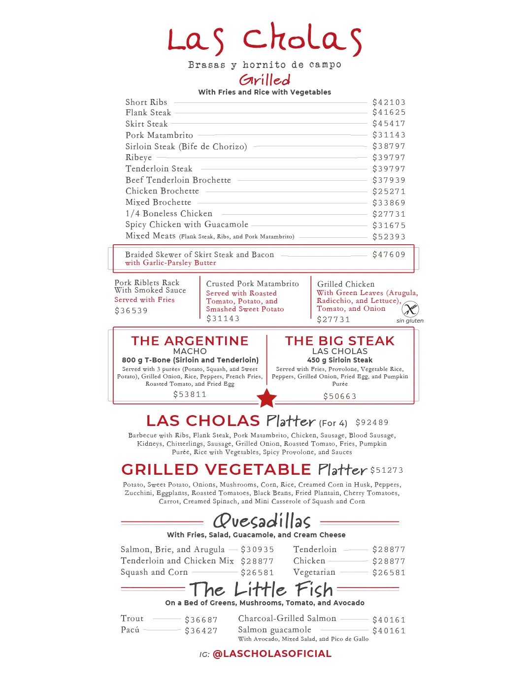 Menu — Page 3