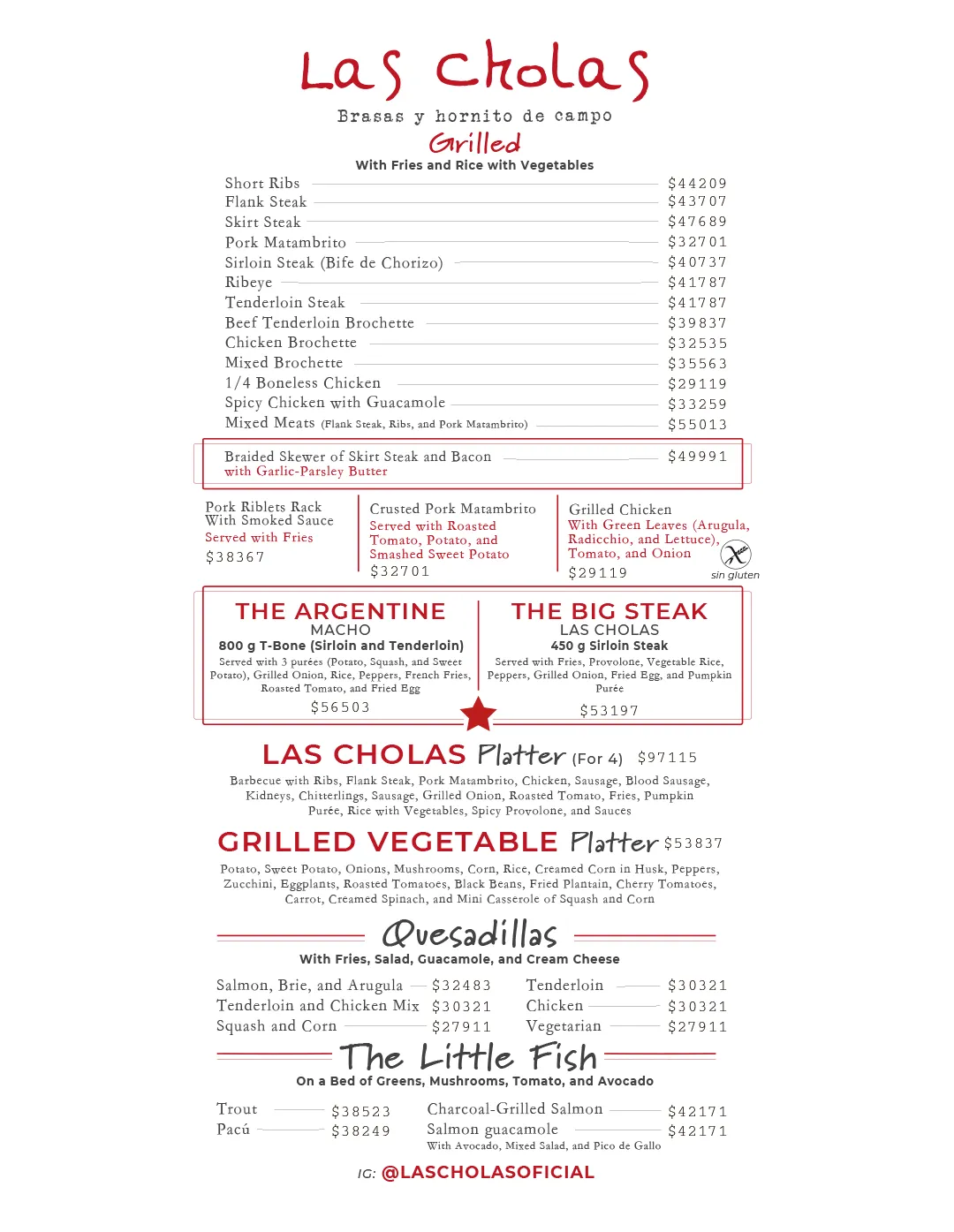 Menu — Page 3