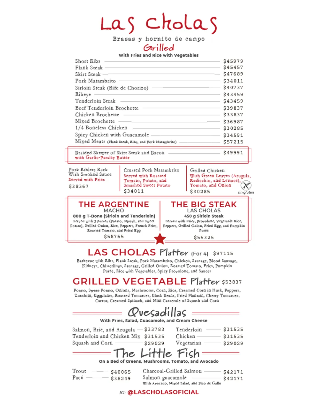 Menu — Page 3