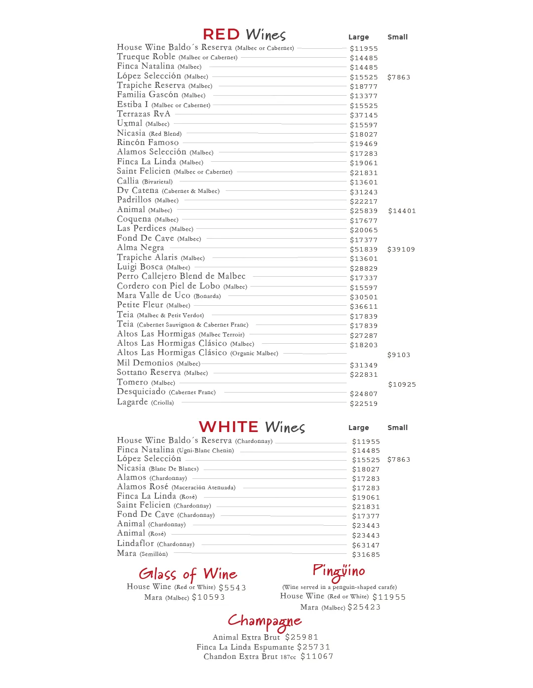 Menu — Page 6