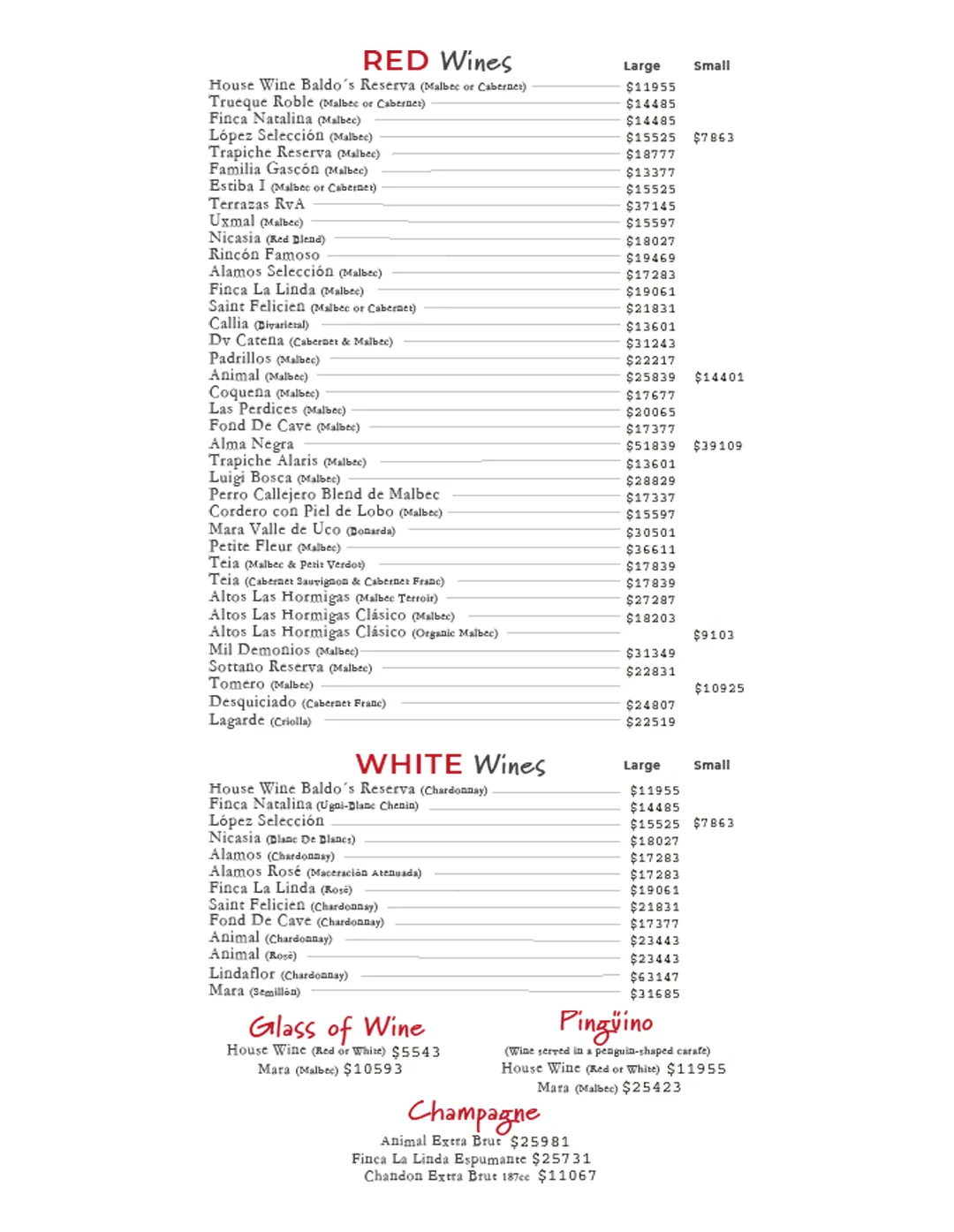 Menu — Page 6