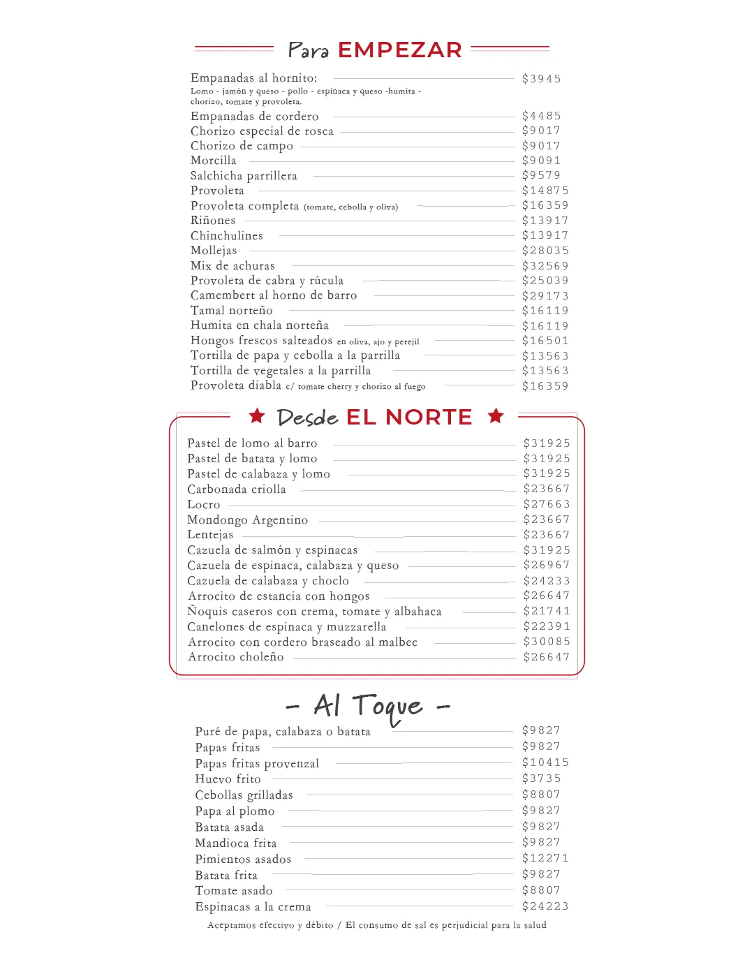 Menú — Página 2
