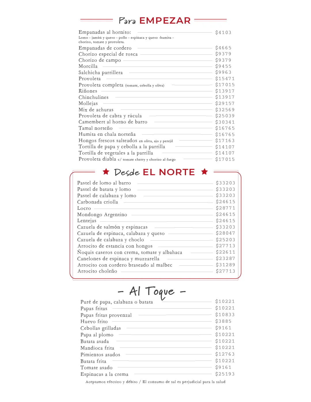 Menú — Página 2