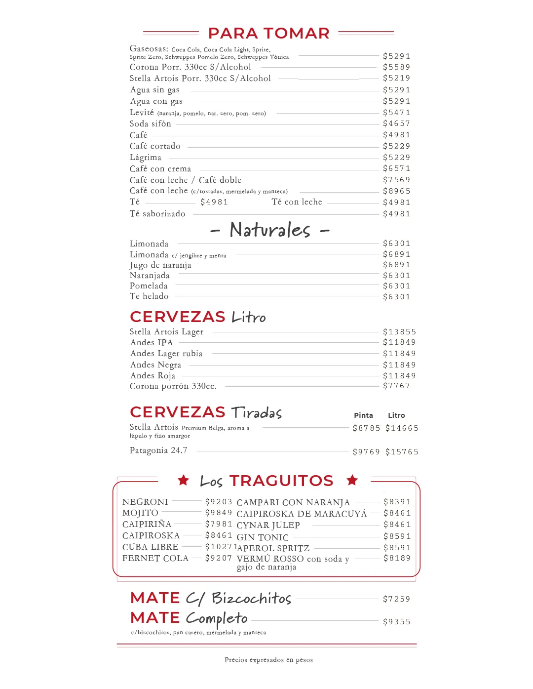 Menú — Página 5
