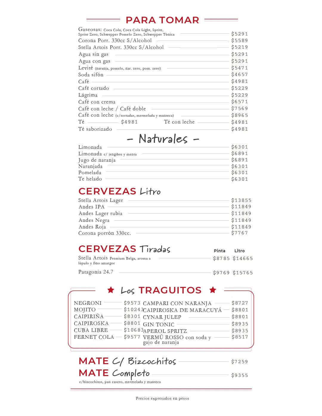Menú — Página 5