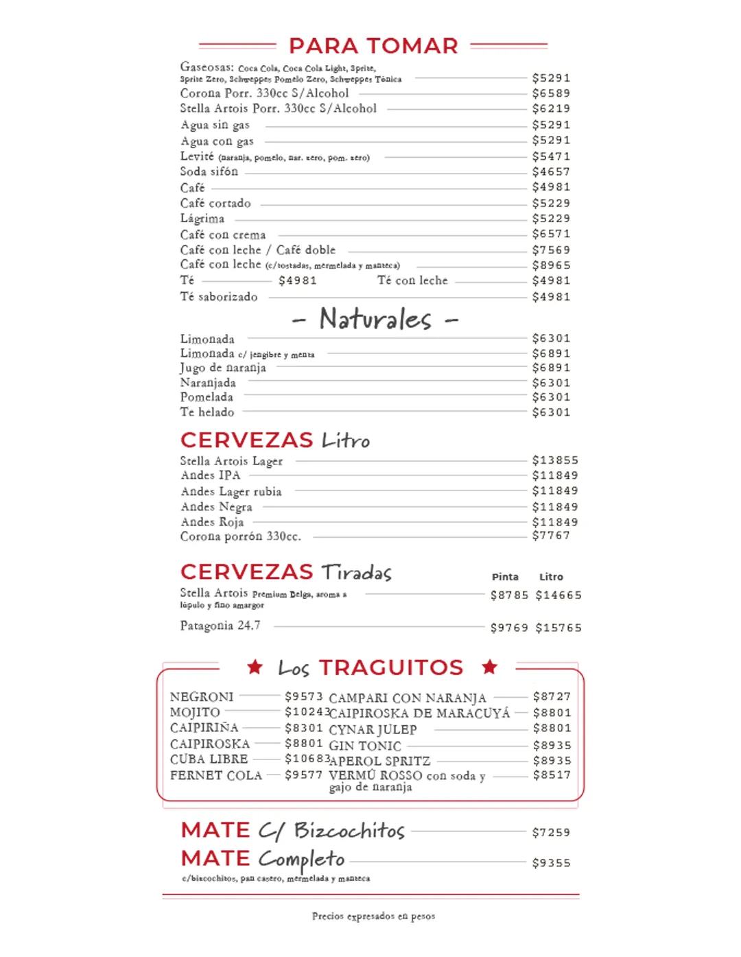 Menú — Página 5